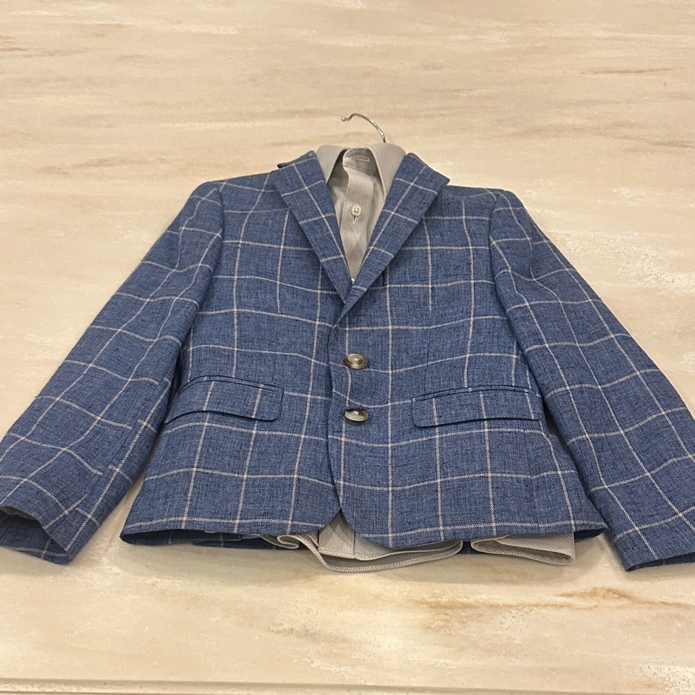 H&M Blue and Gray Kids Matching Set